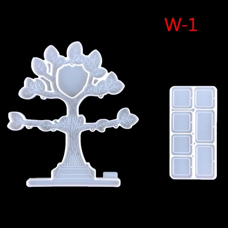 Photo Frame Tree Hanging Pendant Epoxy Resin Mold Desktop Decorations