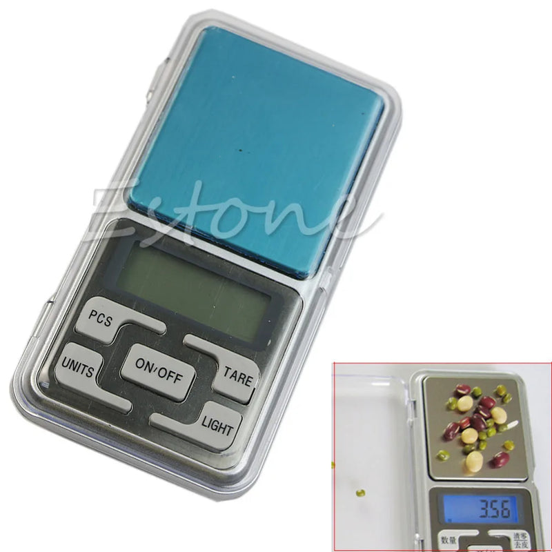 Pocket Jewelry Scale 100g 300g 500g x 0.01g 0.1g Balance Gram Digital Scale