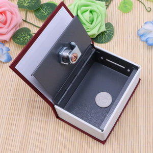 Stainless Steel Storage Box Cash Jewelry Secret Security Case Dictionary Book