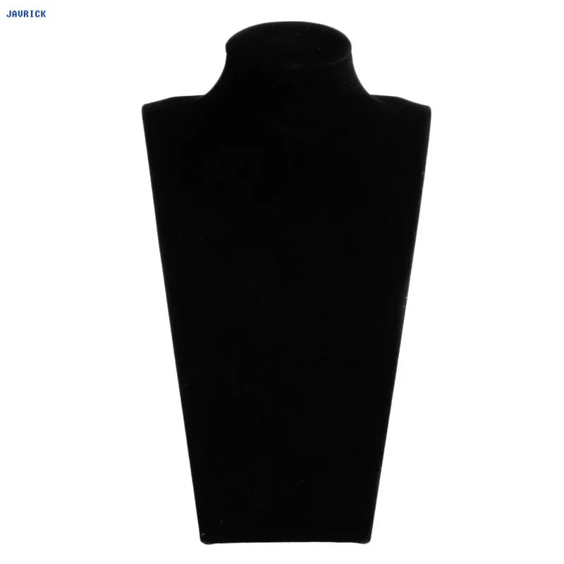 Velvet Mannequin Necklace Jewelry Pendant Display Stand
