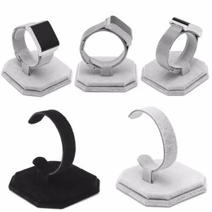 JAVRIK C Type Velvet Jewelry Bracelet Bangle Watch Display Rack