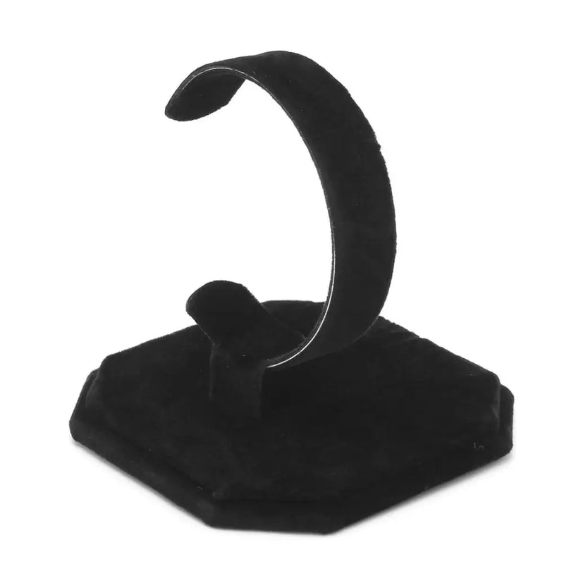 JAVRIK C Type Velvet Jewelry Bracelet Bangle Watch Display Rack