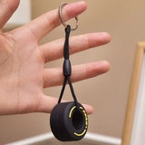 Cartoon Tyre Key Pendent Ornament Deco Automobile Bicycles Keychain