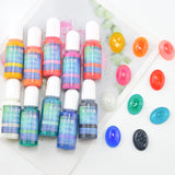Diffusion Pigment Alcohol Ink for Epoxy Resin Jewelry Making Moulds