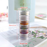 JF025 Gray Glitter Powder for Jewelry Resin Molds Craft