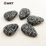 Arrival Water Shape Pave Beads Rhinestone for Jewelry Making