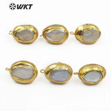 JF303 Freshwater Pearl Earrings Finding for Women