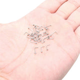 30-Pack 22G Nose Studs 316L Steel Clear CZ Nostril Piercing Jewelry