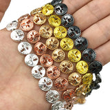 12mm 20pcs Life Tree Hematite Stone Spacer Beads for Jewelry Making