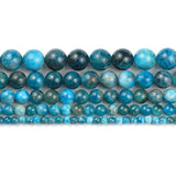 Apatites Natural Stone Round Spacers Loose Beads 15''