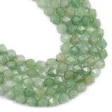 Green Aventurine 8MM Spacers Loose Beads for Jewelry Making