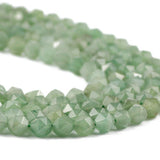 Green Aventurine 8MM Spacers Loose Beads for Jewelry Making