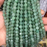 Green Aventurine 8MM Spacers Loose Beads for Jewelry Making