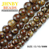 Tibetan Dzi Eyes beads 8/10/12MM Round Loose beads for DIY