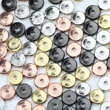 Copper Spacer Beads 8/6/4mm Rose/Gun Round Loose Beads