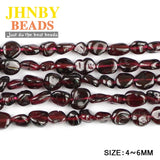 Garnet Irregular Gravel Chip Loose Beads 4~6mm Natural Stone Jewelry DIY