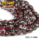 Garnet Irregular Gravel Chip Loose Beads 4~6mm Natural Stone Jewelry DIY