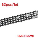 Jesus Cross Hematite Beads Natural Stone 4-10MM Loose Beads