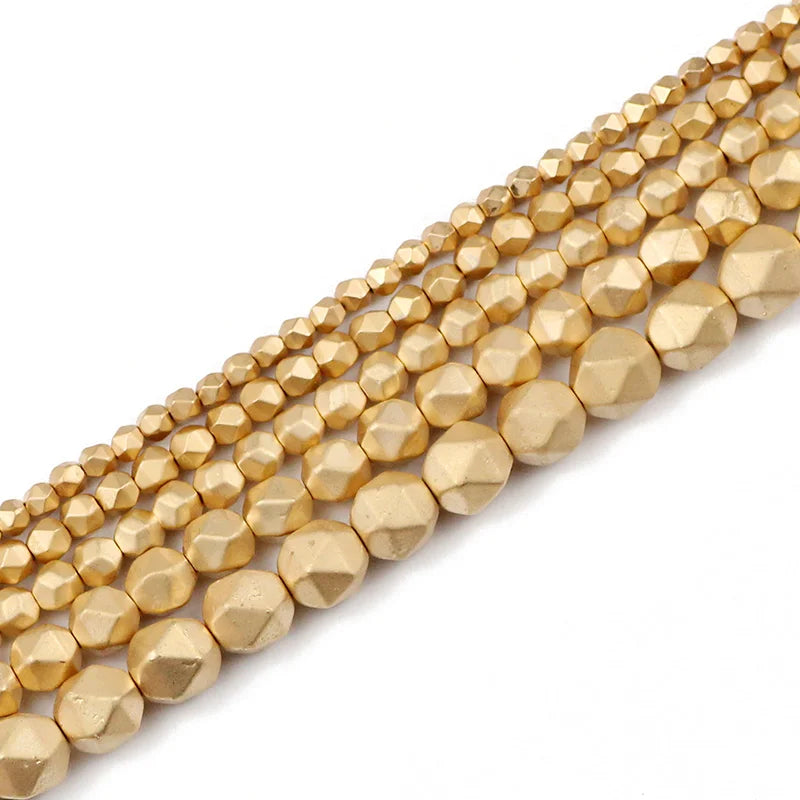 Matte Round Hematite Natural Stone Beads 3/4/6/8mm