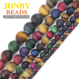 Green Blue Gold Red Tiger Eye Stone Beads 4/6/8/10/12MM