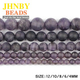Natural Purple Crystal Stone Beads 4/6/8/10/12MM
