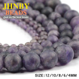 Natural Purple Crystal Stone Beads 4/6/8/10/12MM