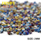 Round Hematite Natural Stone Beads for Bracelets DIY