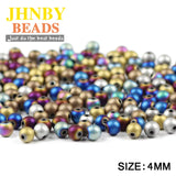 Round Hematite Natural Stone Beads for Bracelets DIY