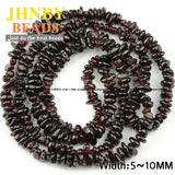 Natural Garnet Irregular Gravel Beads High Stone Strand DIY