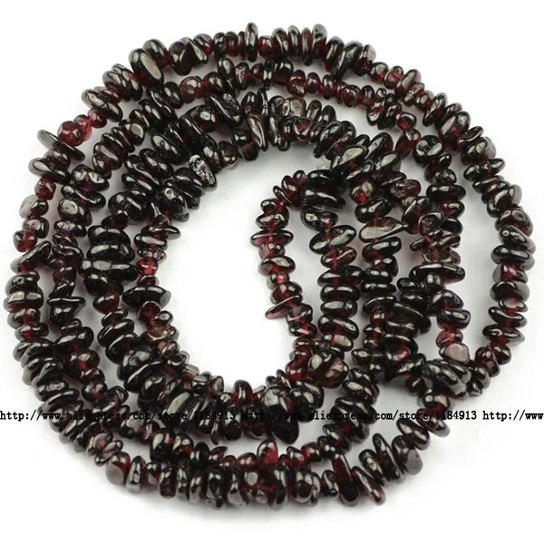 Natural Garnet Irregular Gravel Beads High Stone Strand DIY
