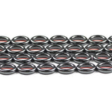 Hematite 16x12MM Natural Stone Spacers Beads
