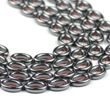 Hematite 16x12MM Natural Stone Spacers Beads