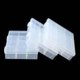 JHNBY 24/12 Grid Compartment Storage Box Earring Ring Jewelry Beads Case