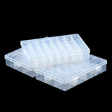 JHNBY 24/12 Grid Compartment Storage Box Earring Ring Jewelry Beads Case