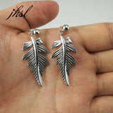 925 Silver Leaf Drop Earrings for Women, Hyperbole Fine Jewelry