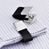 Leather Cufflinks for Men Father Gift