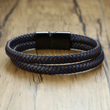 Men's Leather Wrap Bracelet, Boyfriend Gift