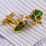 Copper Frog Cufflinks for Men Funny Party Gift