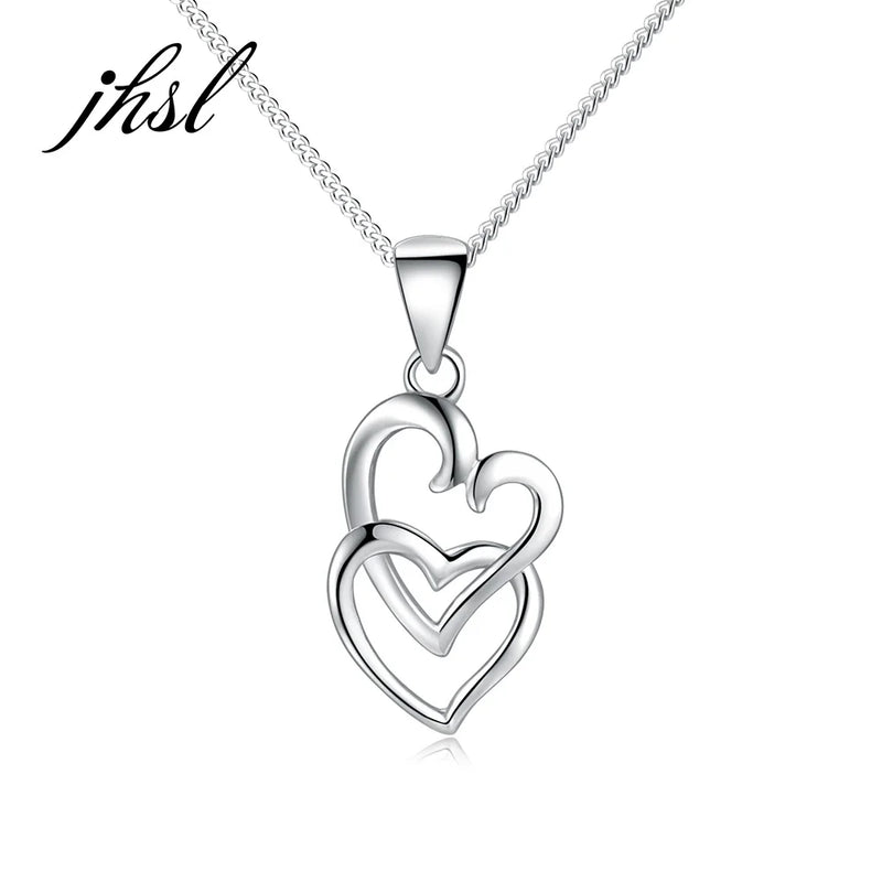 S925 Silver Women's Necklace & Mini Heart Pendant
