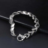 Men's Stainless Steel Statement Bracelet