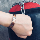 Healthy Magnet Stone Bracelets for Men Man Bangles High Copper Bronze