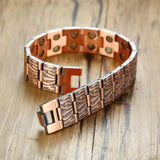 Healthy Magnet Stone Bracelets for Men Man Bangles High Copper Bronze