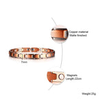 Healthy Magnet Stone Bracelets for Men Man Bangles High Copper Bronze