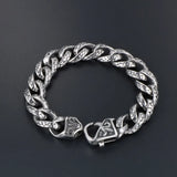 Men's Stainless Steel Link Chain Bracelet Bangle