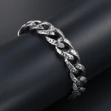 Men's Stainless Steel Link Chain Bracelet Bangle