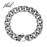 Men's Stainless Steel Link Chain Bracelet Bangle