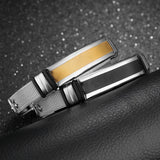 Men's Stainless Steel Warp Bracelet - Size Adjustable