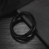 Men Magnet Wrap Bracelets High Leather & Stainless Steel Party Gift