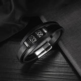 Men Magnet Wrap Bracelets Stainless Steel Party Gift