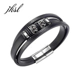 Men Magnet Wrap Bracelets Stainless Steel Party Gift